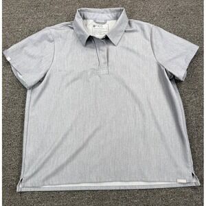 FIGS Nala Polo Shirt Graphite Gray Technical Collection Scrub Top Women's XL